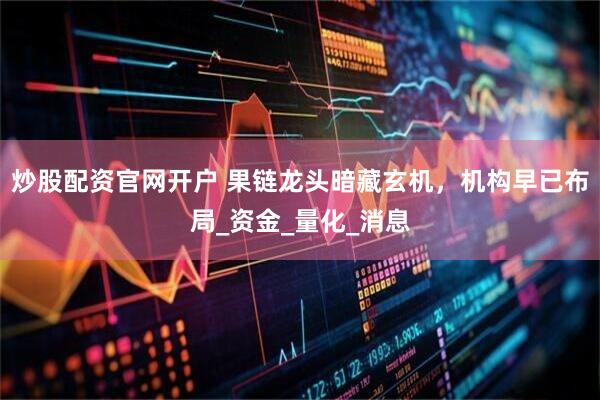 炒股配资官网开户 果链龙头暗藏玄机，机构早已布局_资金_量化_消息